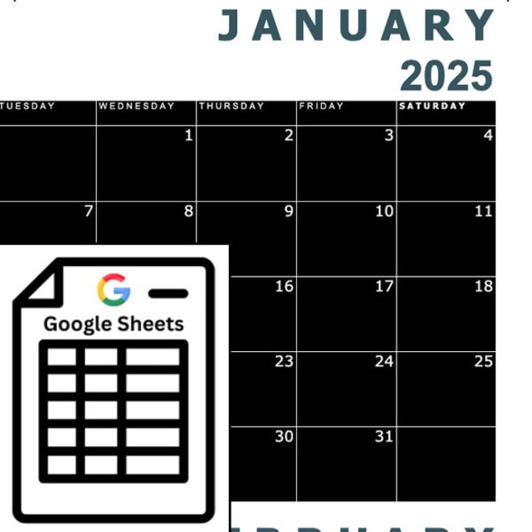 2025 Monthly Calendar Planner